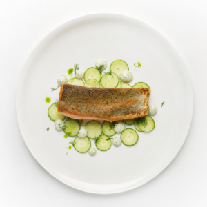 Forelle mit Gurken-Dill-Komposition – CookWithaFriend